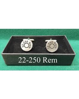Silver Plated Sporting Caliber Head Stamp Cufflinks)