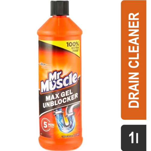 Mr Muscle Kitchen And Bathroom Drain Gel, Multi-Colour
