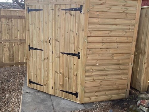 #C014 7x7 Corner Shed