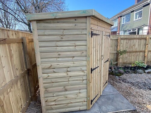 #C014 7x7 Corner Shed