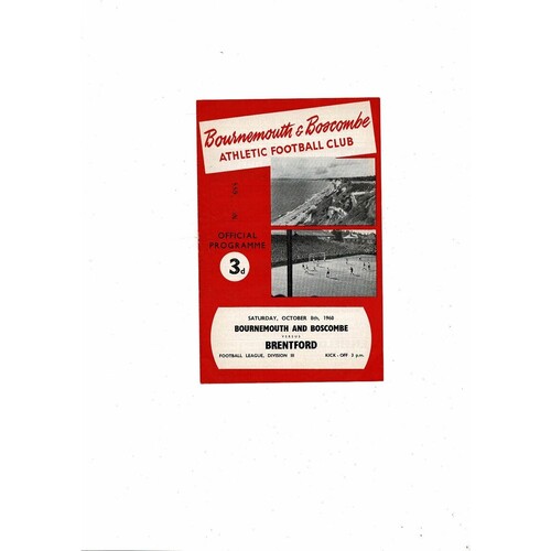 Brentford Away Football Programmes