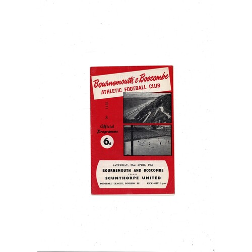 Scunthorpe United Away Football Programmes