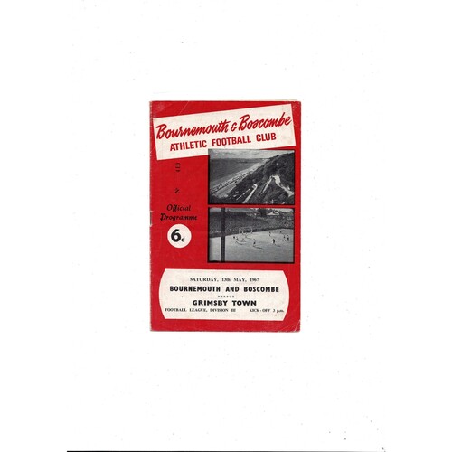 Bournemouth Home Football Programmes