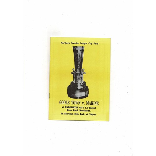 Goole Town Home Football Programmes