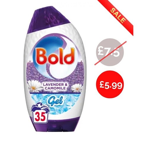 Bold Washing Liquid Gel Lavender & Camomile 35W