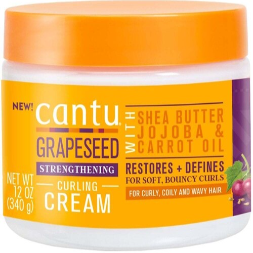 Cantu Grapeseed strengthening curling cream 12oz/340g