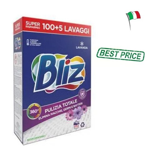 Bliz washing machine lavender detergent 100 + 5 measuring cups.