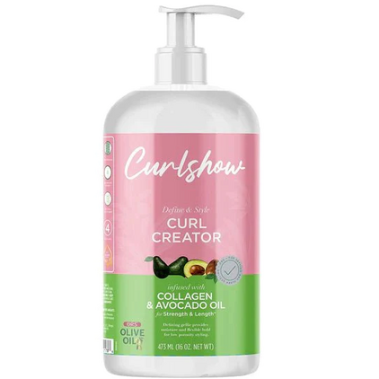 ORS Olive Olive Curlshow Define & style curl creator with collagen & avocado oil 453g/16oz