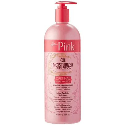 Pink Oil Moisturiser hair lotion with vitamin E  & Provitamin B5 946ml/32oz