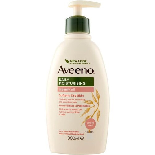 Aveeno daily moisturizing creamy oil Almond Scent 300ml
