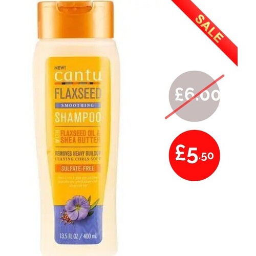 Cantu: Flaxseed - Smoothing Shampoo 13.5oz (393ml)