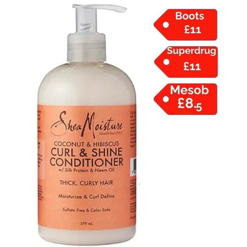 SM : Coconut & Hibiscus Curl & Shine Conditioner 13oz