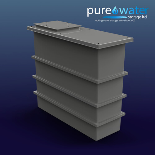 PW1050.UN 1050 Litre One Piece Un-insulated Tank