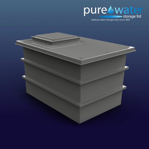 PW1500.UN 1500 Litre One Piece Un-insulated Tank