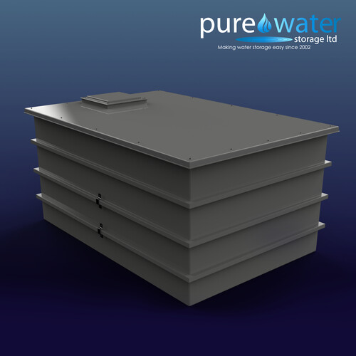 PW9000.UN 9000 Litre One Piece Un-insulated Tank