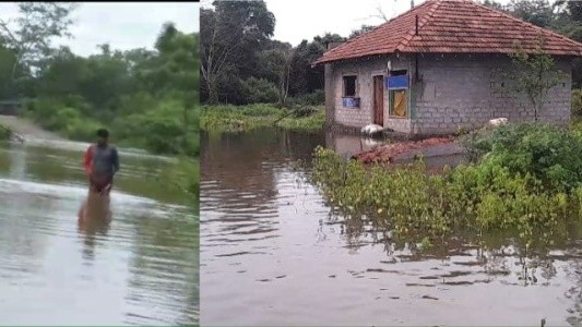 பறங்கியாறு பெருக்கெடுத்ததால் அல்லல்படும் மக்கள்