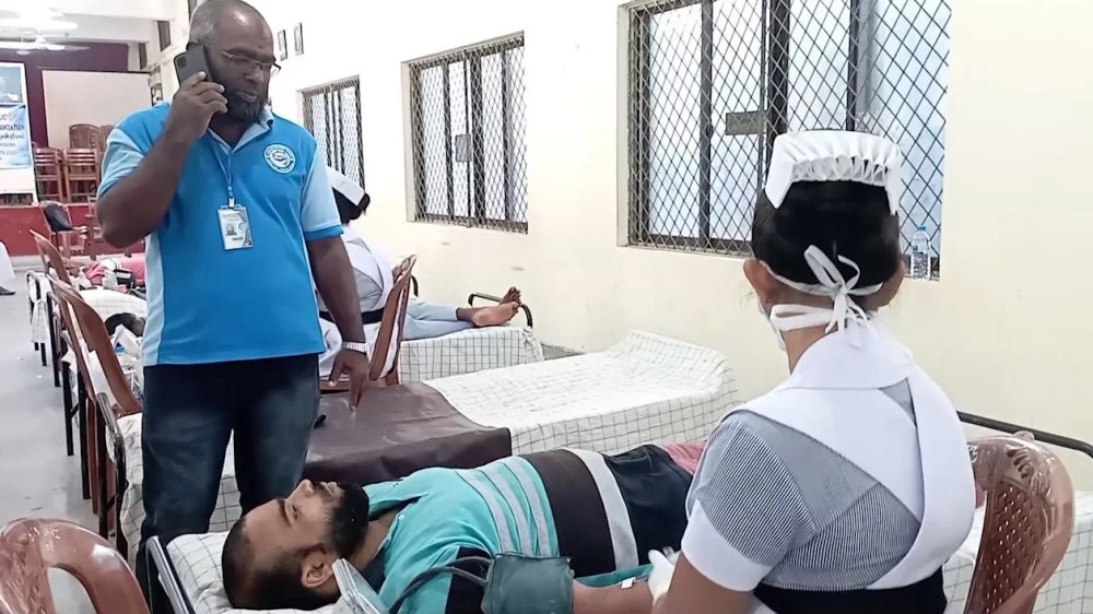 ஏறாவூர் அஸ்ஹர் கல்லூரியில் இரத்த தான முகாம் 