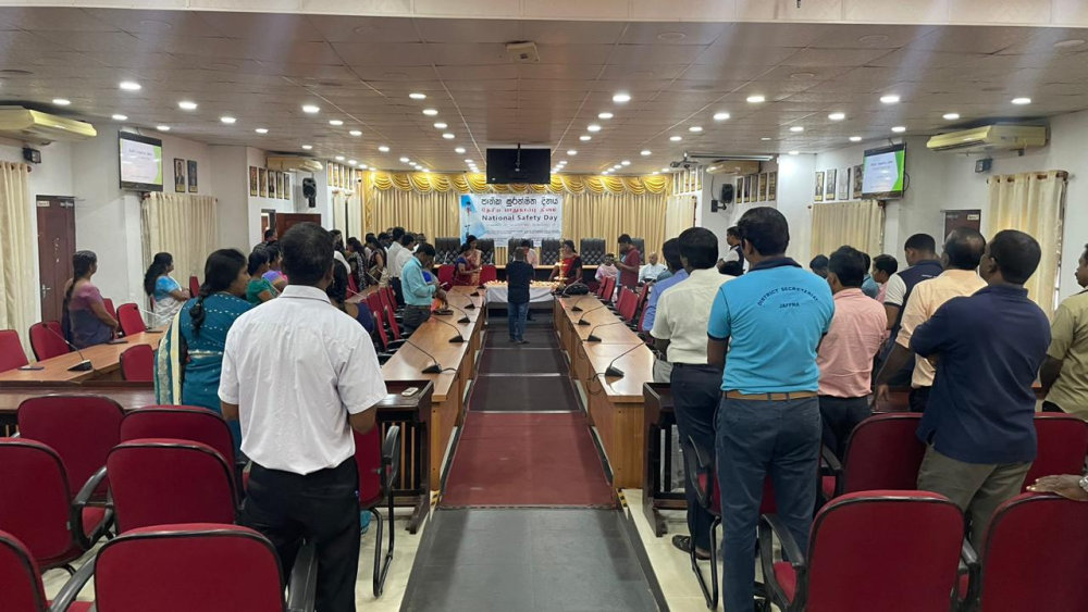 யாழ். மாவட்ட செயலகத்தில் தேசிய பாதுகாப்பு தினம்