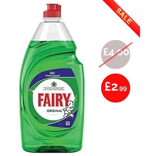 Fairy Professional Concentrated Washing Up Liquid Original 900L