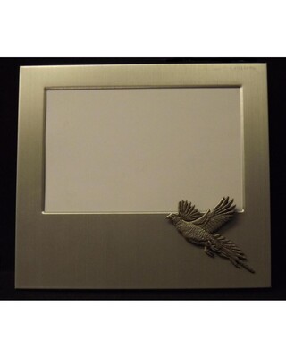 Small single image frame with large pheasant embellishment