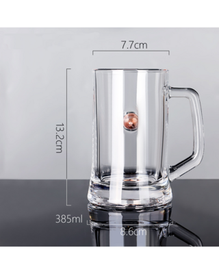 50 Calibre Tankard with 50 calibre head embedded into the side