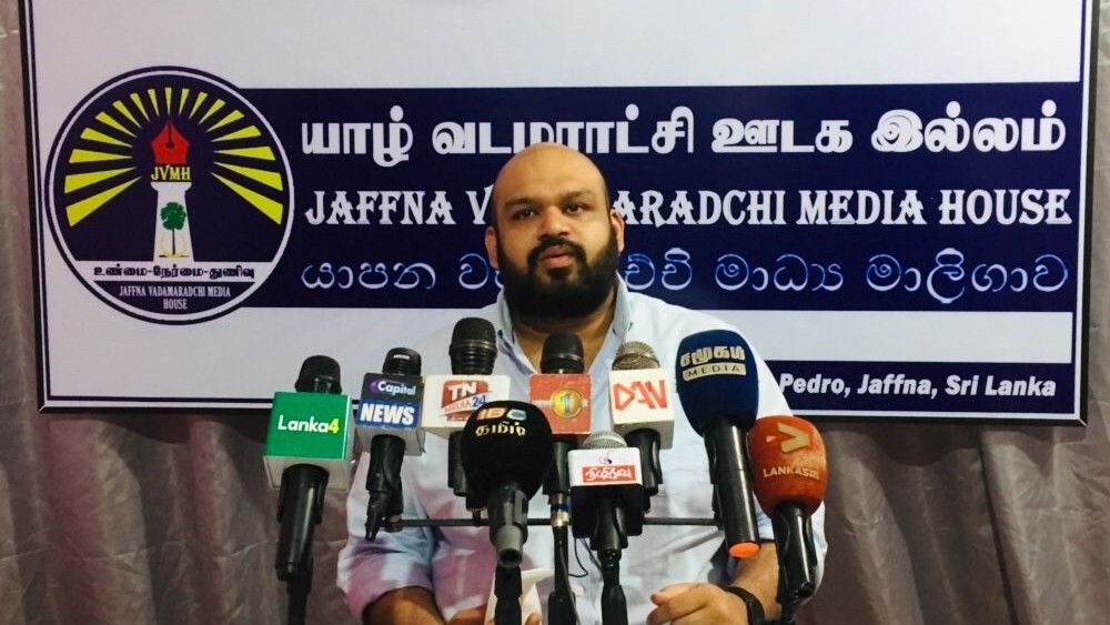 யாழ் வடமராட்சி ஊடக இல்லத்தில் பாராளுமன்ற உறுப்பினர் இரா. சாணக்கியன்