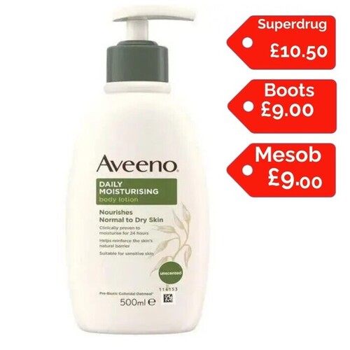 Aveeno Daily Moisturising Body Lotion 500ml