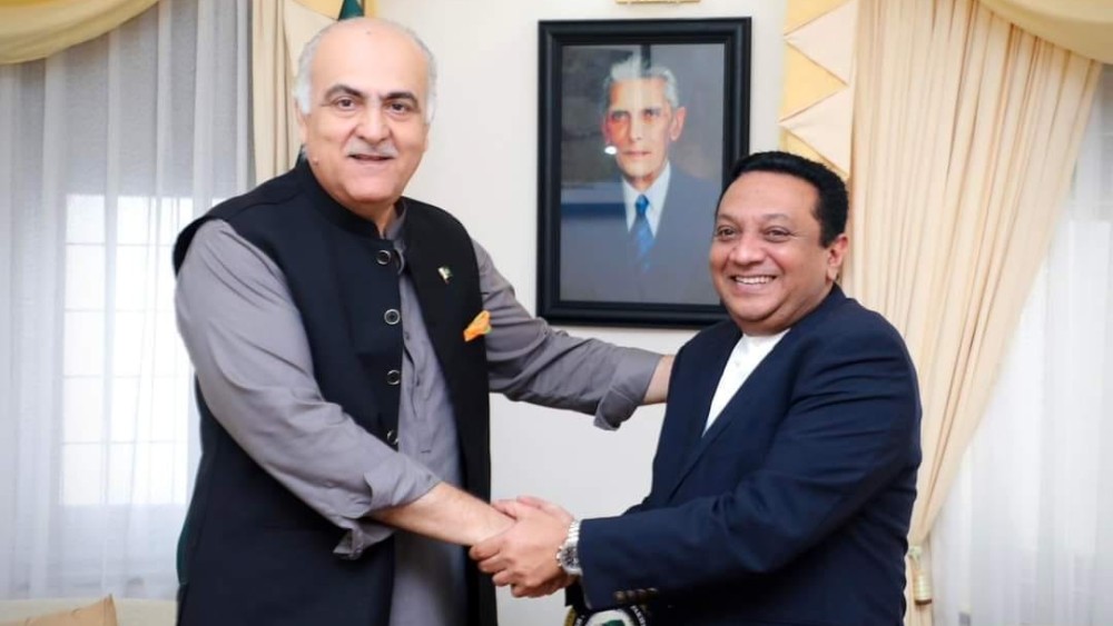 முன்னாள் பிரதிமுதல்வர் - பாகிஸ்தான் உயர்ஸ்தானிகர் சந்திப்பு