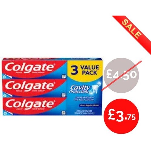 Colgate Maximum Cavity Protection Toothpaste 100ml- pack of 3