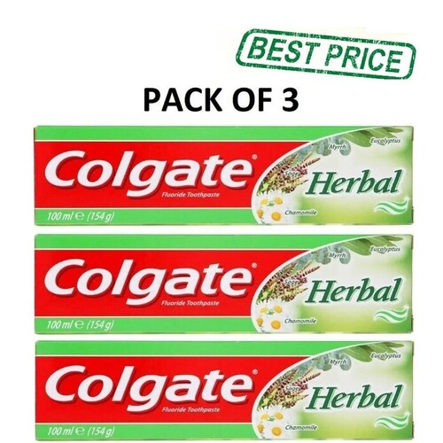 Colgate Herbal Toothpaste 100ml- pack of 3