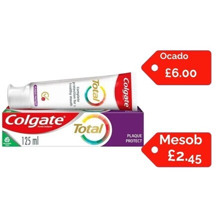 Colgate Total Plaque Protection Toothpaste 125ml