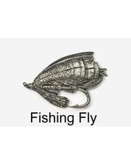 Pewter Fish, Fishing & Clay shooting Lapel Pins