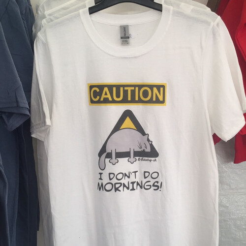 'Morning Cat' Adults Tee