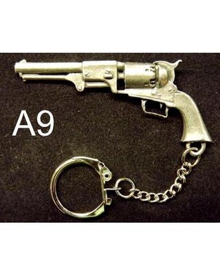 English Pewter Miniature Gun/ Rifle Key Rings