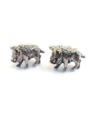 Silver/ Rhodium/ Animal/ sports/ recreations cufflinks