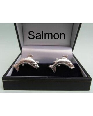 Fish cufflink sets