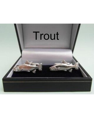 Fish cufflink sets