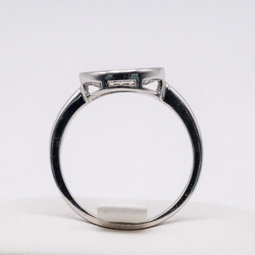 Multi paved Zirconia stones set on 925 sterling silver ring