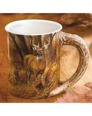 Sculpted Deer Mug "Rustic Retreat"