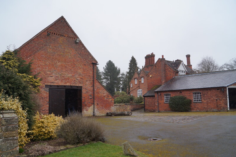 Listed barns near Wolverhampton.