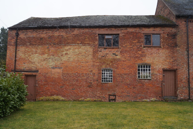 Listed barns near Wolverhampton.