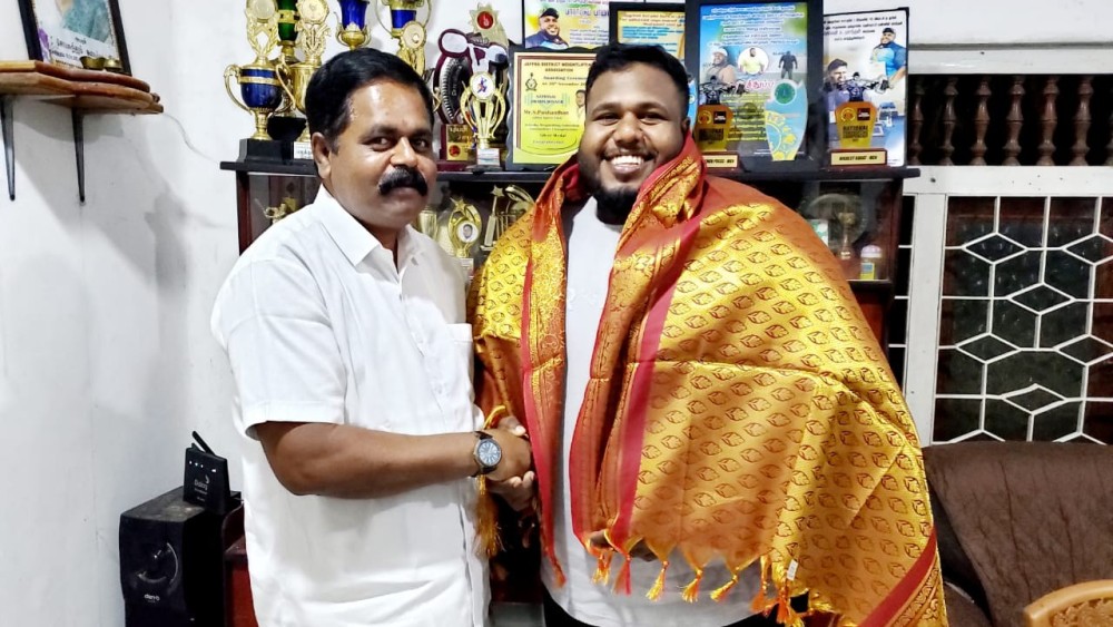 சர்வதேச ரீதியில் சாதித்த யாழ்ப்பாண இளைஞன் புசாந்தனுக்கு வாழ்த்து தெரிவித்த சிறிதரன் எம்.பி