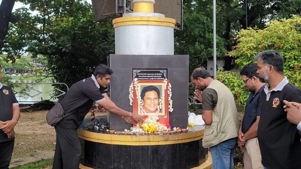 அமரர் லசந்த விக்ரமதுங்கவின் படுகொலை நினைவும் கவனயீர்ப்பு போராட்டமும்