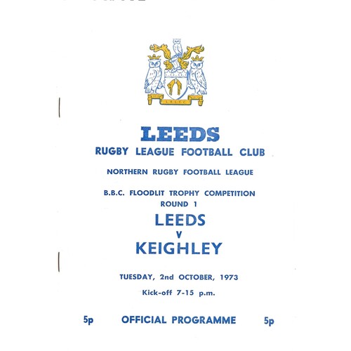 Keighley Away Rugby League Programmes