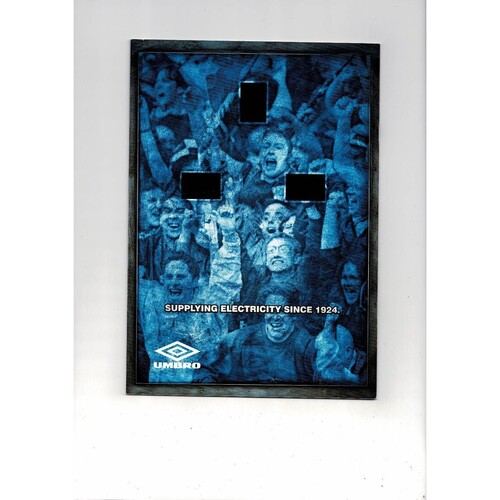 2000 Kettering Town v Kingstonian FA Trophy Final Football Programme + Team Sheet