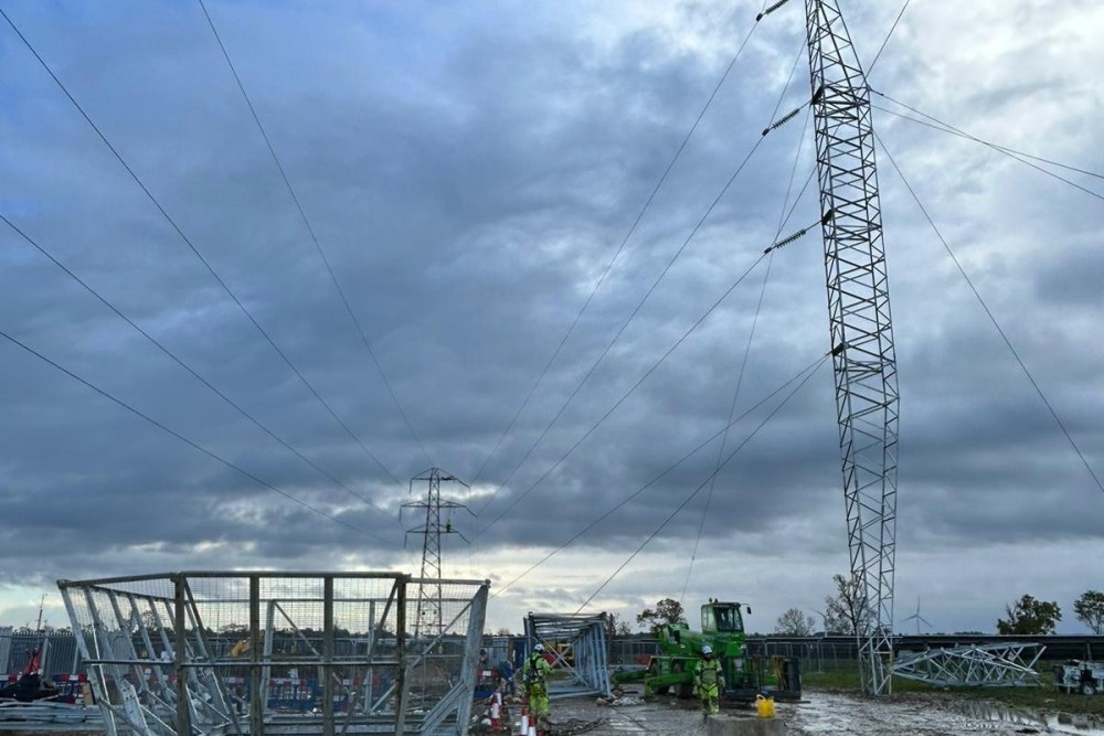 Temporary Power Line Diversion