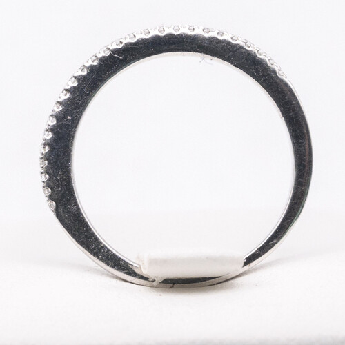 Multi paved zirconia stones set on 925 sterling silver ring