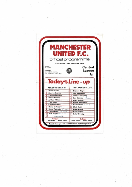 Latest Football Programmes Listed today