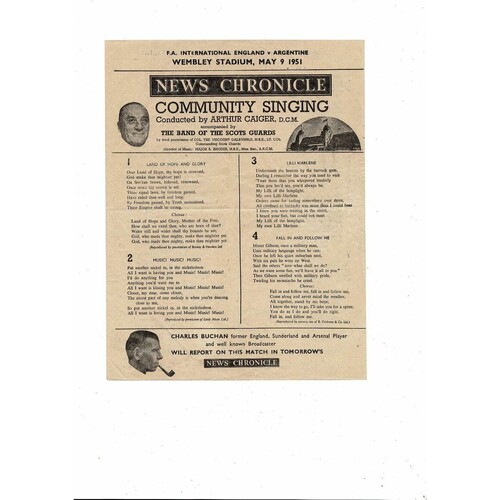 Song Sheets