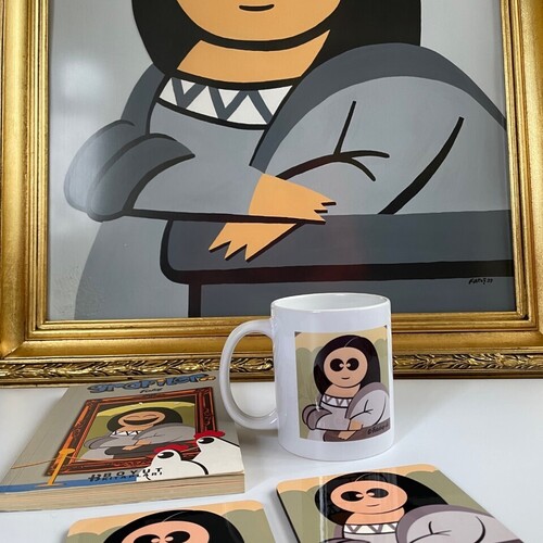 'Mona Lisa' Original Cartoon